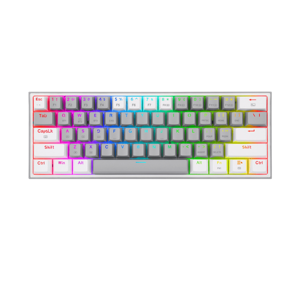 [SPE-20141] TECLADO REDRAGON K616 FIZZ PRO RGB GRIS BLANCO