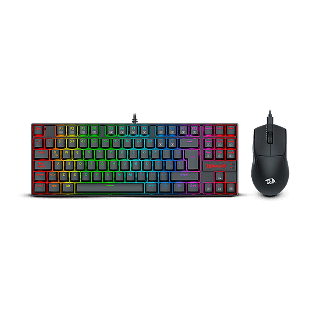 [SPE-21097] COMBO 2en1 REDRAGON TECLADO + MOUSE S145 WIRED RGB SP-RED