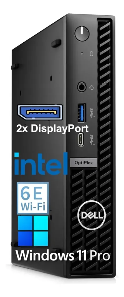 [B00427] CPU DELL OPTIPLEX MICRO PLUS 7010 INTEL I5 13500 RAM DDR5 16GB M.2 NVME 256HGB WIN 11 PRO