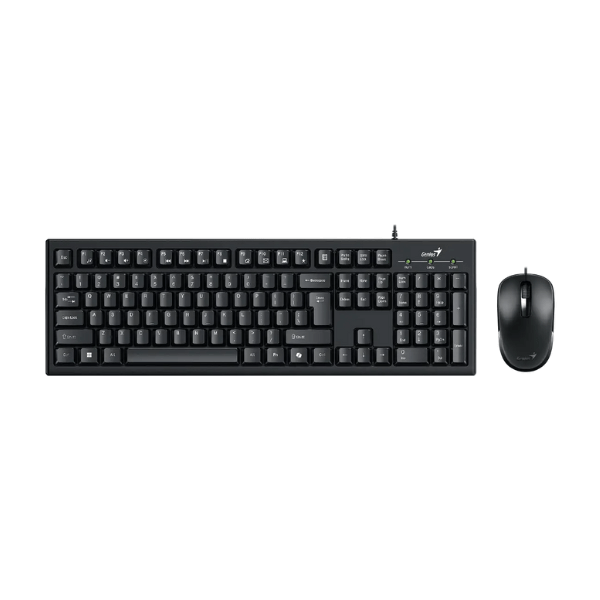 COMBO MOUSE + TECLADO GENIUS KM-100SE USB Negro