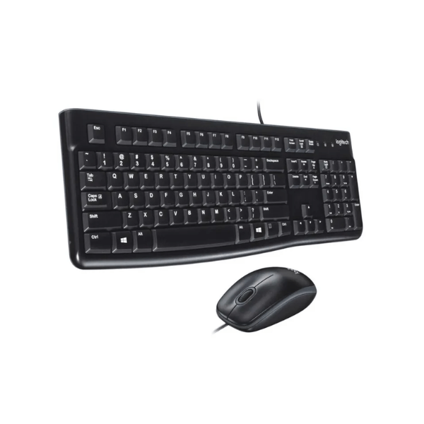 COMBO MOUSE + TECLADO LOGITECH MK120 USB Negro
