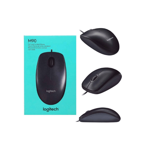 MOUSE LOGITECH M90 Alambrico Negro