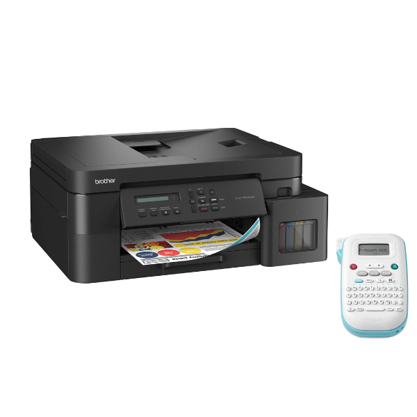 [INT-16451] BROTHER MFP-DCP-T830DW Multifuncional, ADF, Carga Continua, 30 ppm Negro/26 ppm Color, Duplex Impresion, WIFI/RED + Rotuladora de Mano (gtia 24 meses)(COMB404)
