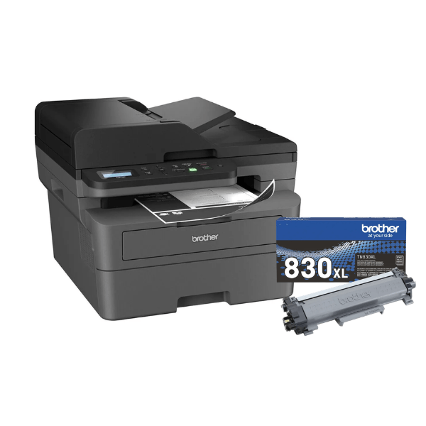 [INT-16452] BROTHER Laser DCP-L2640DW Multifuncional, 36 ppm Negro, ADF, Duplex Impresion, Wi-Fi, Ethernet y USB 2.0 + Toner TN830XL (gtia 24 meses)(COMB405)
