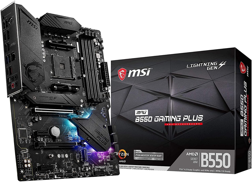 [A8551] BOARD MSI MPG B550 GAMING PLUS AMD AM4