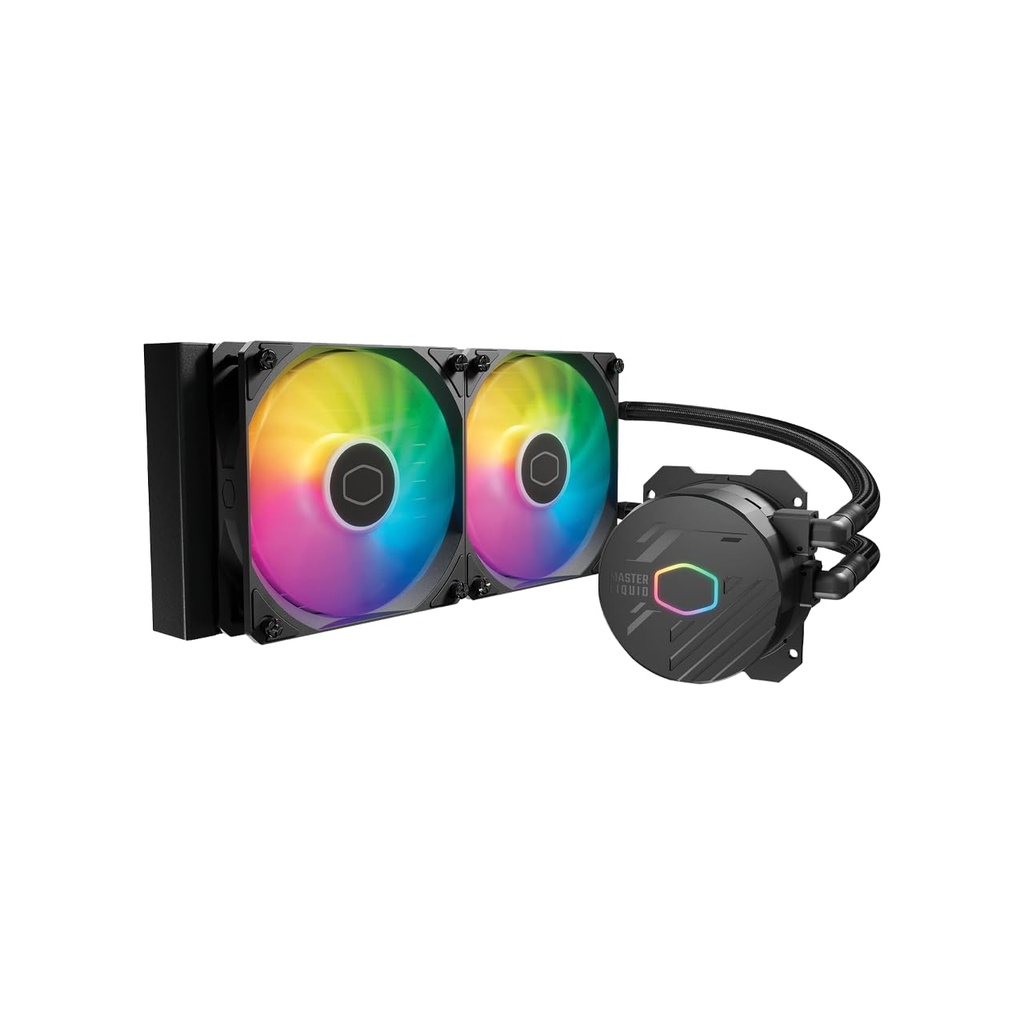 COOLER MASTER MASTERLIQUID - ENFRIADOR LIQUIDO AIO DE BLUE CERRADO DE 240L  CryoFuze 14W/mK, AMD Ryzen AM5/AM4