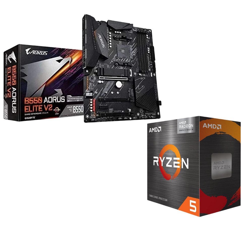 Combo Board Procesador AMD Ryzen 5600G/B550 AORUS/