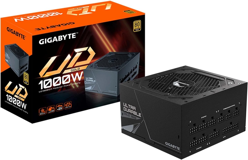 FUENTE GIGABYTE GP-UD1000GM 1000W 80 Plus Gold Certified Fuente de alimentación totalmente modular