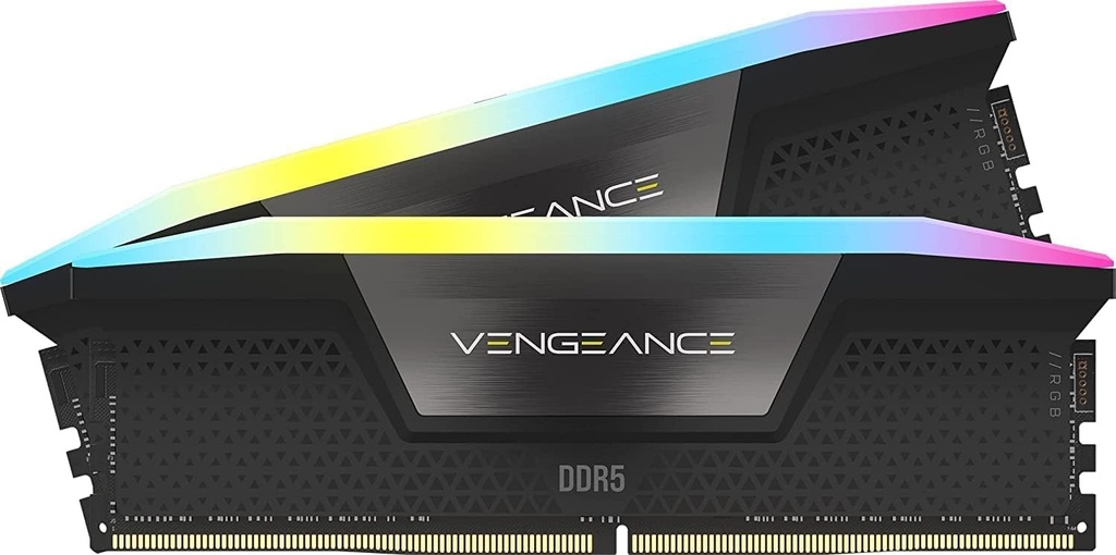 KIT MEMORIA RAM CORSAIR VENGEANCE RGB DDR5 32GB (2x16 GB) 6000MHZ AMD