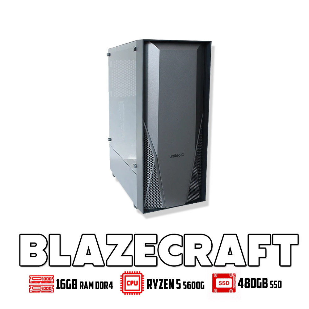 [ENS011] PC BLAZECRAFT/Ryzen 5 5600G/16GB RAM DDR4/SSD 480GB