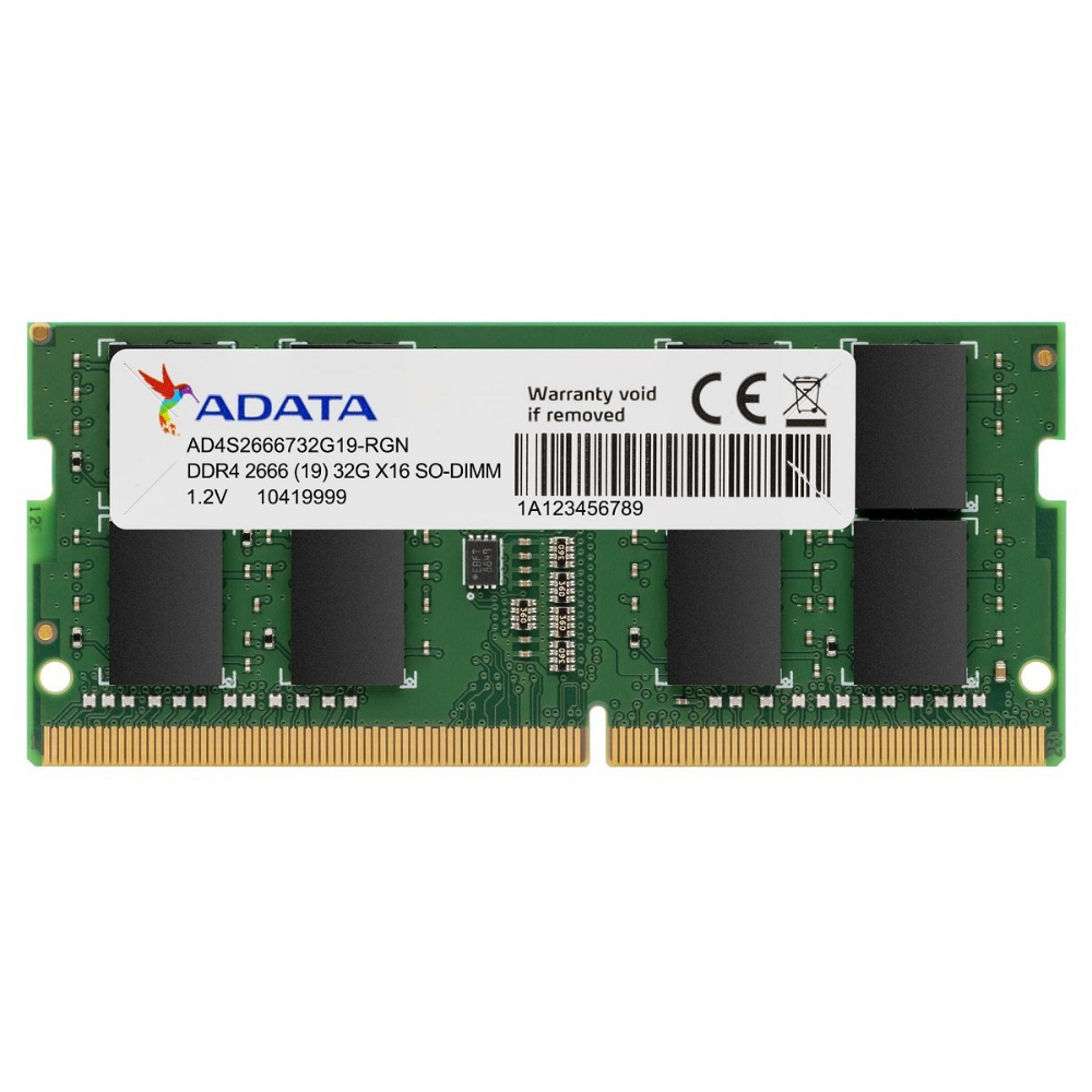 [A04001] RAM PORTATIL DDR4 8GB 3200MHZ ADATA MODELO: AD4S32008G22-SGN
