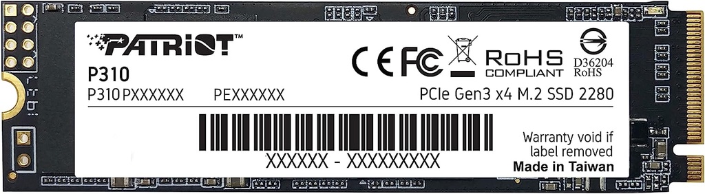 [K94521] SSD NNVe 960GB Gen3x4 P310 PATRIOT