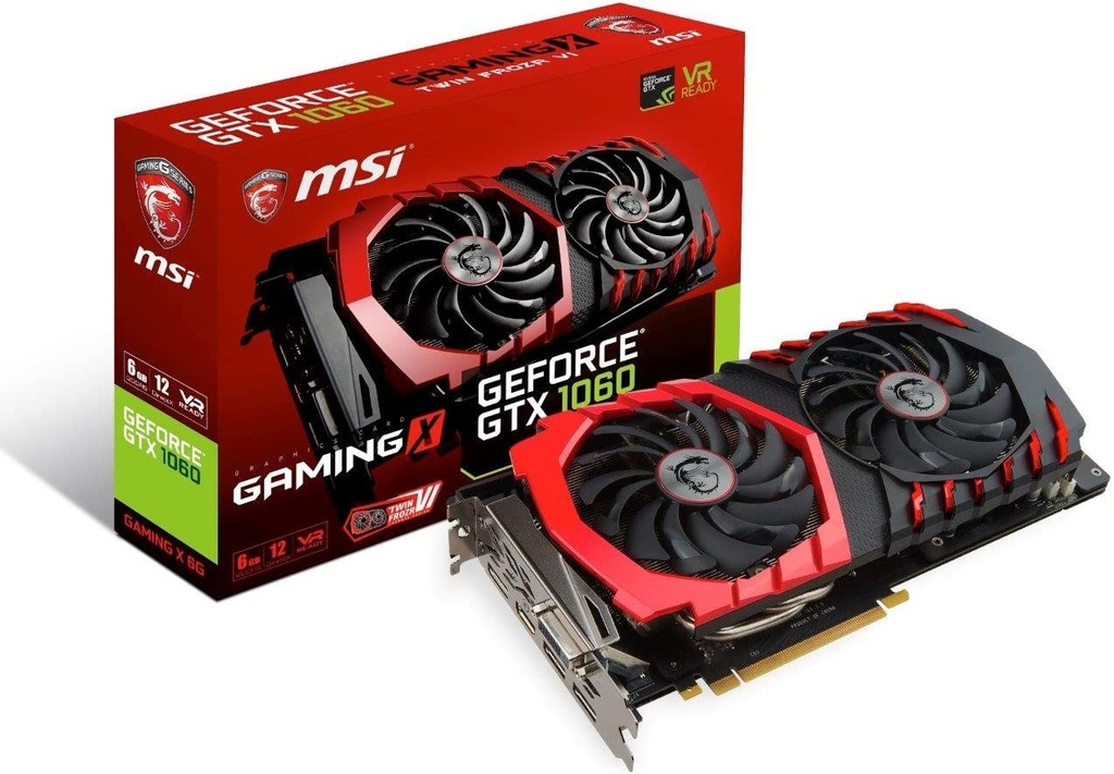 [B00050] TARJETA VIDEO MSI GTX 1060 GDDR5 6GB MODELO: G1060GX6SC
