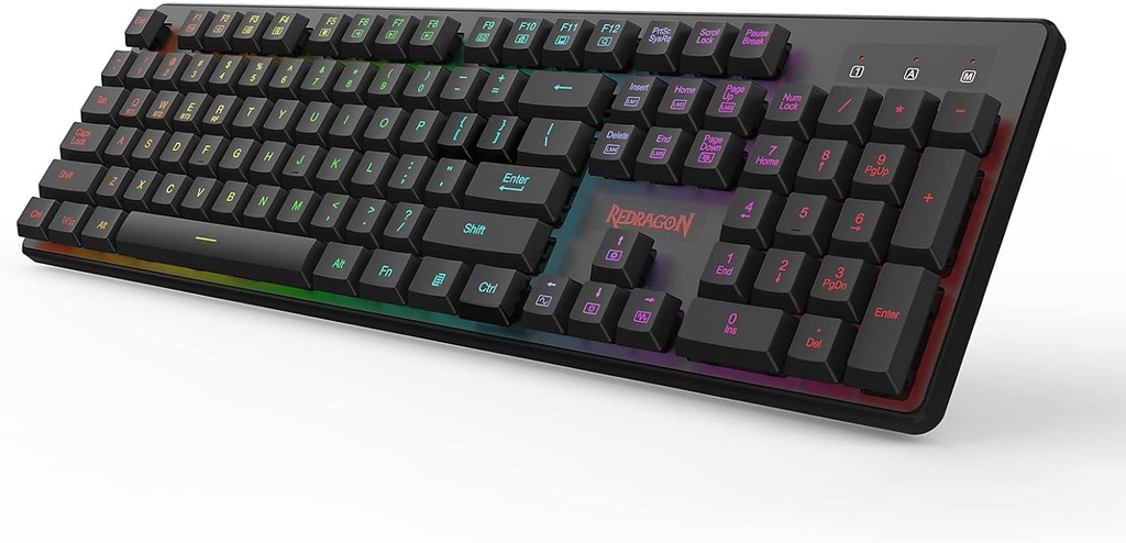 [K00552] Teclado Redragon DYAUS Pro K509P Pro inalámbrico Negro, 2.4G y teclado Bluetooth, retroiluminado RGB con 104 teclas