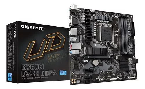 BOARD B760M DS3H GIGABYTE LGA 1700/ Intel/ B760/ M-ATX/ DDR5