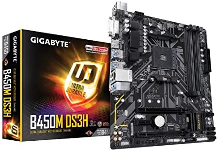 BOARD GIGABYTE B450M-DS3H DDR4 SOCKET AM4