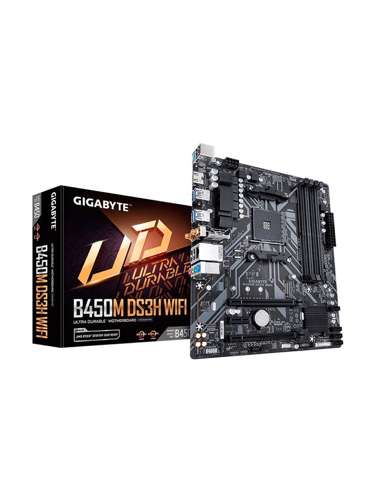 [K14478] BOARD GIGABYTE B450M-DS3H WIFI DDR4 SOCKET AM4