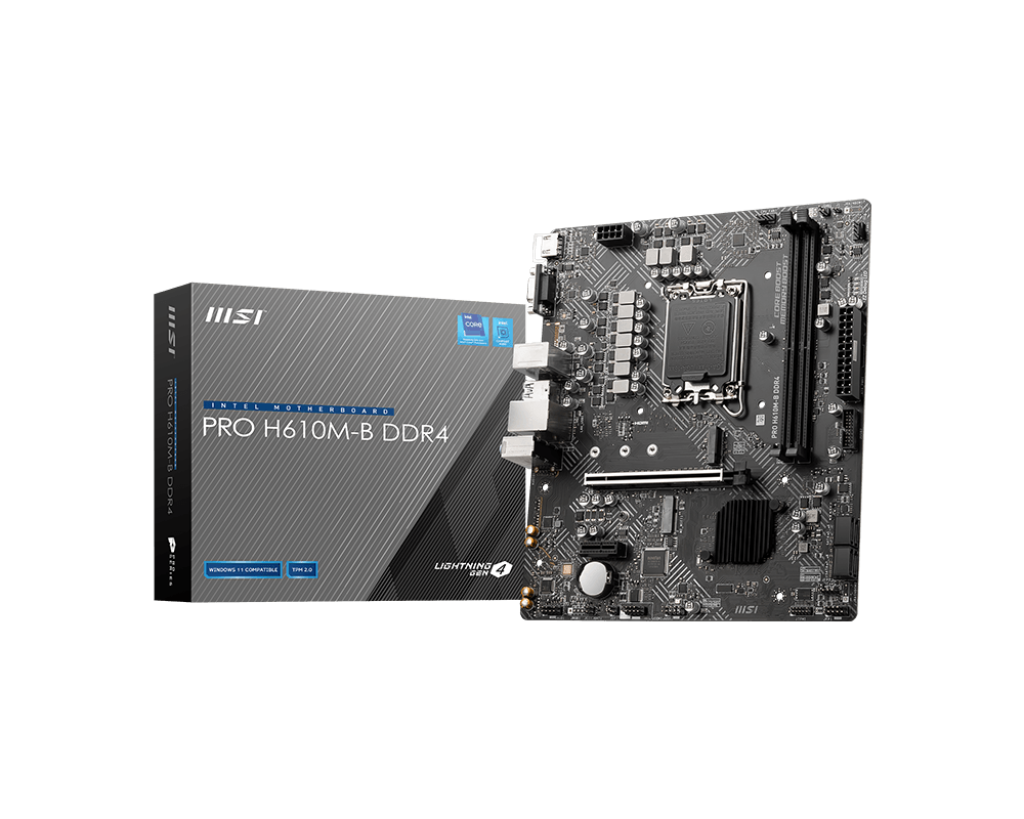 BOARD MSI PRO H610M-S DDR4 INTEL LGA 1700 12THA GEN