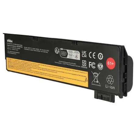 Batería para portátil Lenovo 01AV425 Tipo A ThinkPad T470 / T570 / T480 / T580 /  P51S / P52S EXTERNA +61 CERTIFICACION