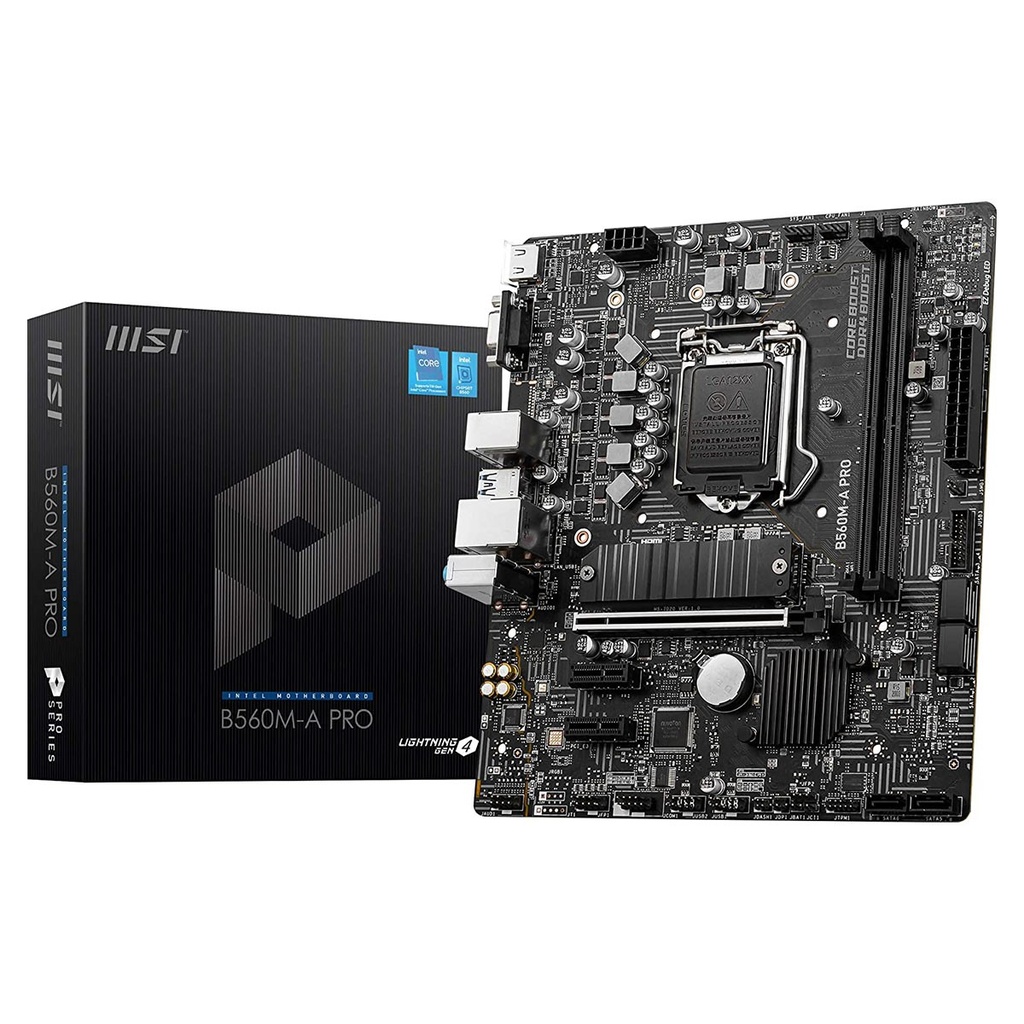 Board MSI B560M-A PRO ProSeries mATX 11th/10th Hdmi , Vga +DiplayPort