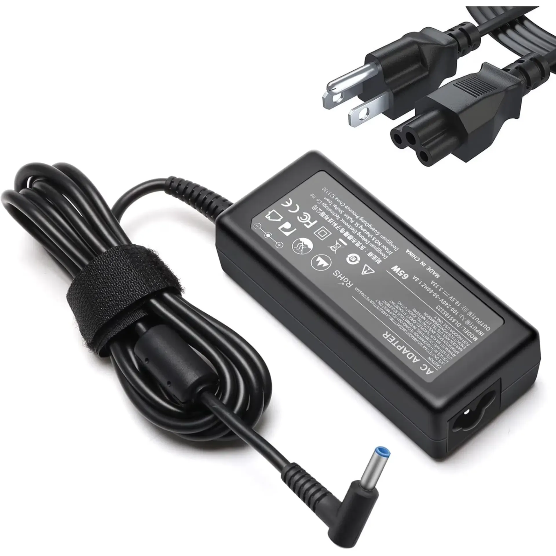 CARGADOR PORTATIL HP SPLIT 19.5V 4.62 AMP 4.5x3.0MM PUNTA AZUL 90W HOMOLOGADO