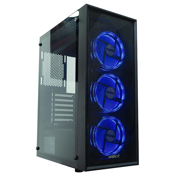 [A9615] CHASIS ATX X3106A RGB UNITEC 3 FAN