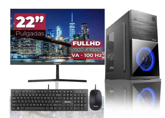 [JANI522] COMBO JANUS CORE I5-12400 / 16GB RAM / SSD M.2 512GB + MONITOR 22" IPS FHD / TECLADO Y MOUSE