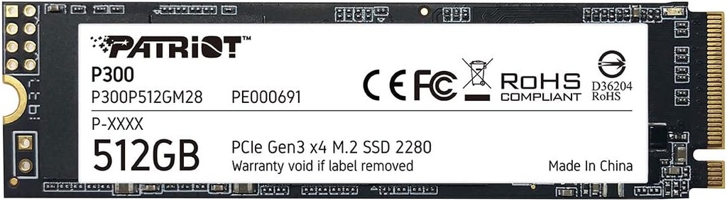DISCO SSD M.2 NVME 512GB P300 PATRIOT (OPEN BOX)