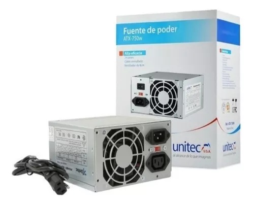 FUENTE DE PODER UNITEC 750W ATX