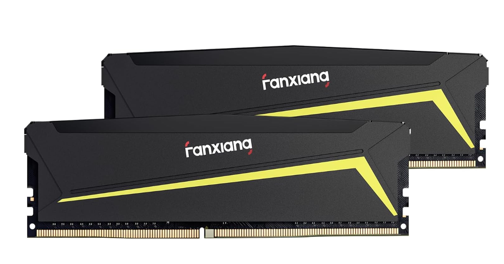 KIT MEMORIA RAM 2X16GB 32GB DDR4 3200MHZ FANXIANG BLINDADA NEGRA