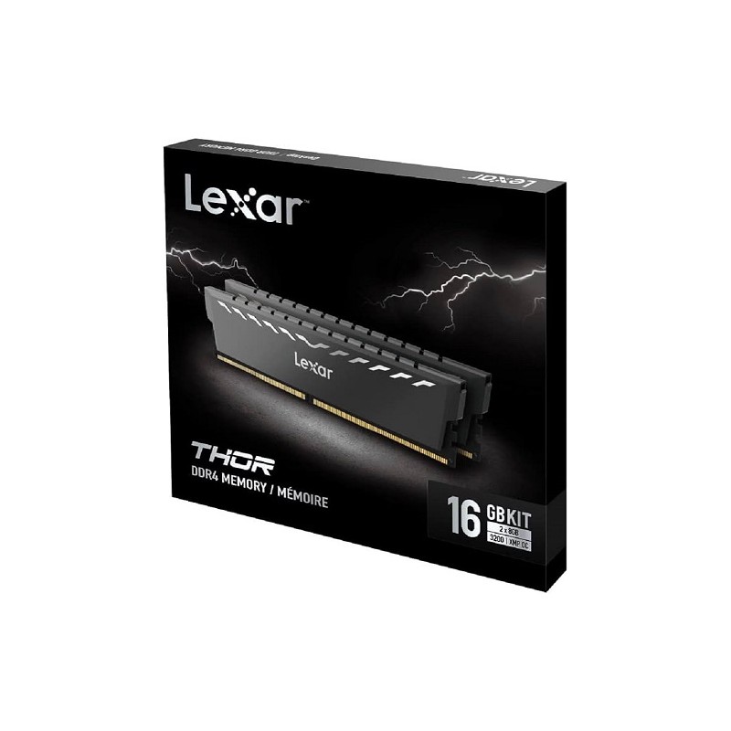 [K98702] KIT MEMORIA RAM DDR4 16GB (2X8GB) 3200Mhz THOR LEXAR