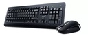 Kit de teclado y mouse Alámbrico Genius KM-160 de color negro