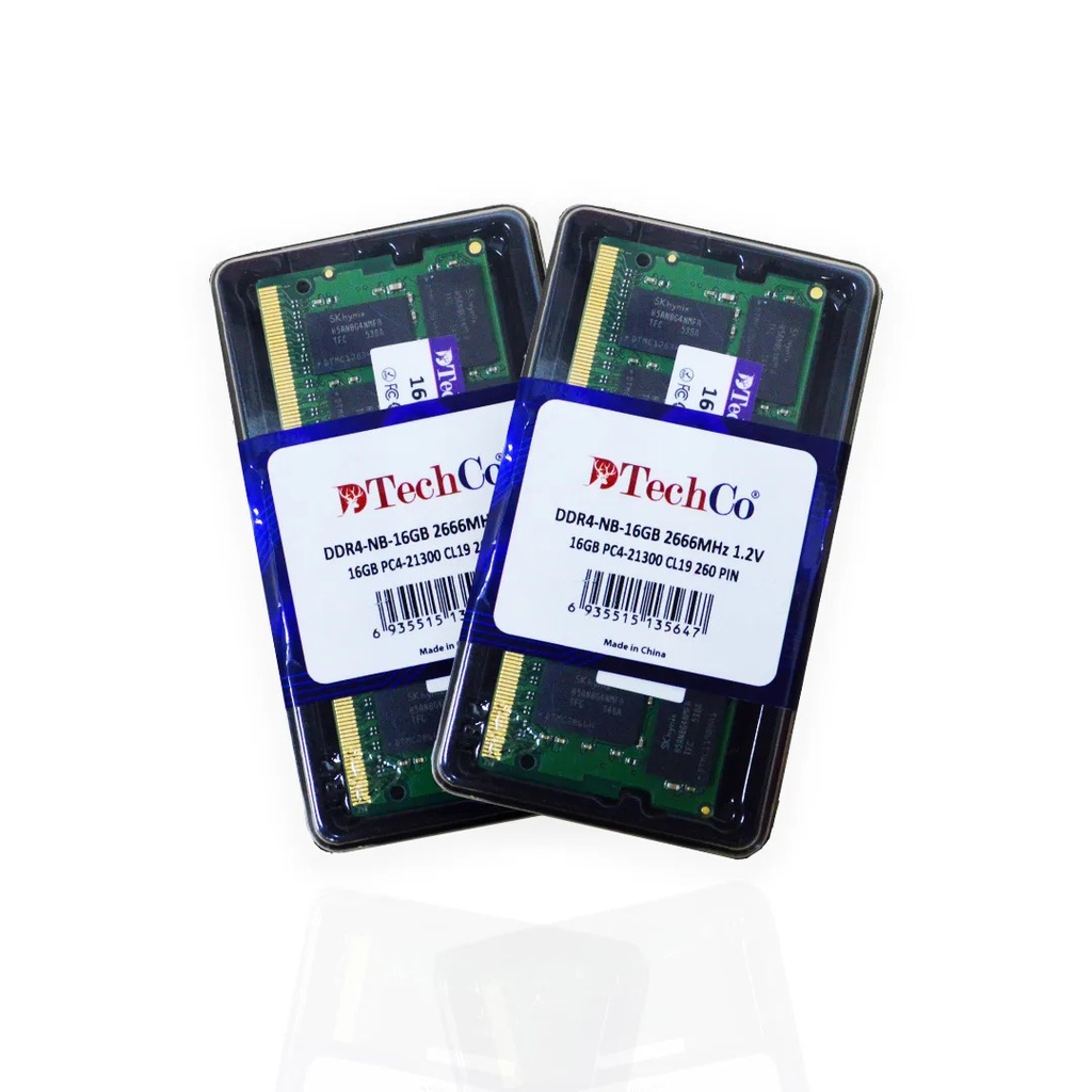MEMORIA RAM PORTATIL TECHCO DDR3L 8GB 1600MHZ
