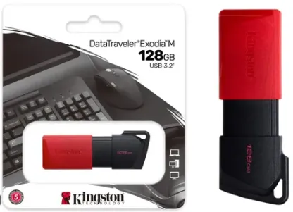 Memoria Usb Kingston DataTraveler ExodiaM 128GB 3.2
