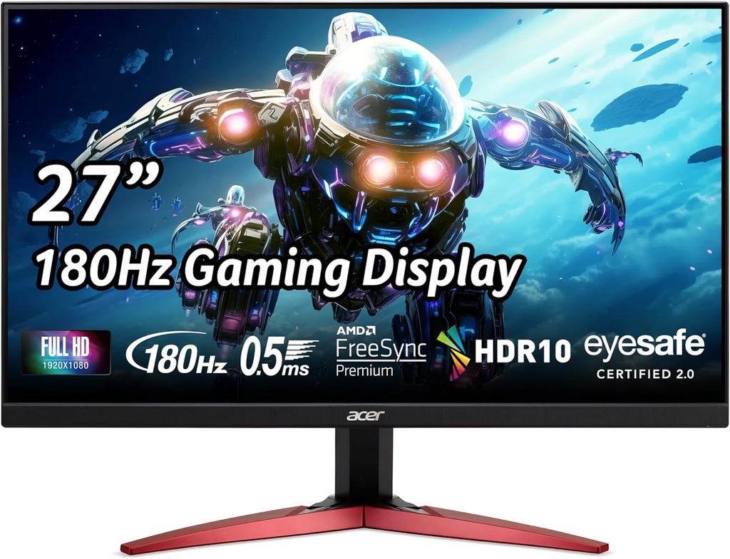 [A9456] Monitor Acer Nitro KG271 / IPS / FHD / 27" / FreeSync / 180 Hz / 0.5 ms