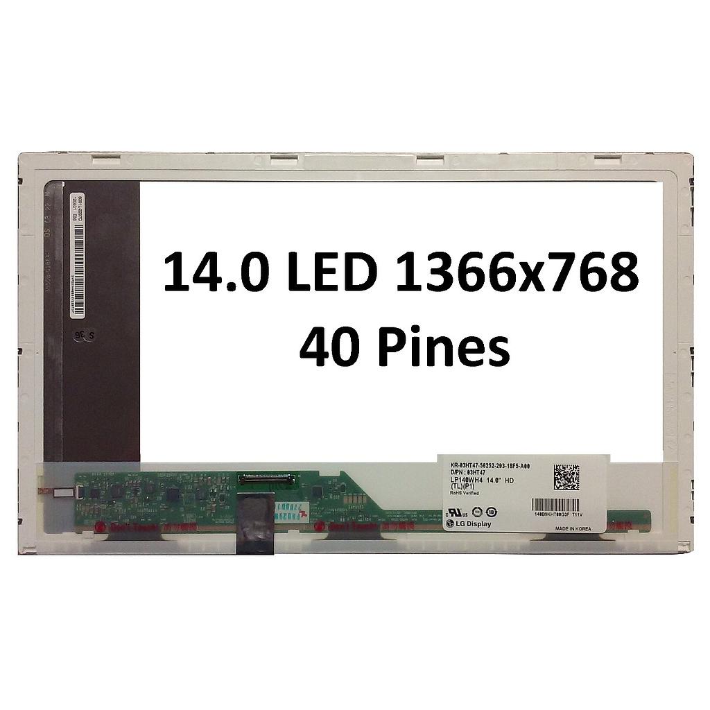 [B00052] PANTALLA PORTATIL LED 14 PUL 40 PINES NORMAL