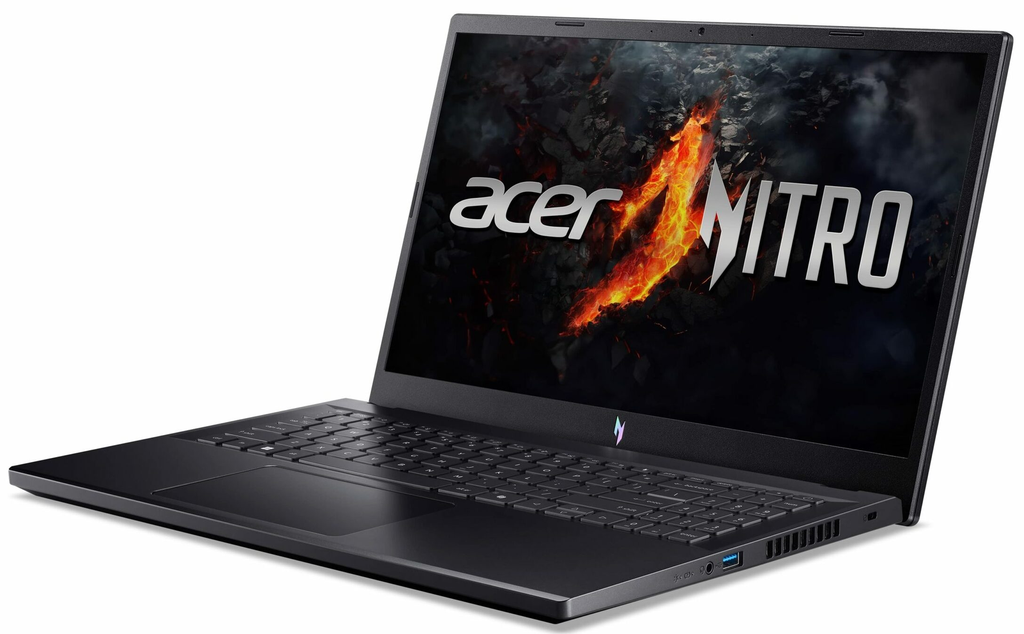 PORTATIL ACER NITRO V15 AMD RYZEN 5 7535HS RAM 16GB SSD 512GB 144HZ TARJETA DE VIDEO GEFORCE RTX 2050 4GB DDR6 OBSIDIAN BLACK