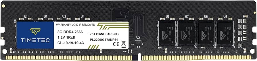 RAM PC DDR4 8GB 2666MHZ TIMETEC
