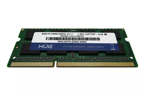 RAM PORTATIL DDR3 8GB PC3L 1.35V 1600MHZ-12800 XUE