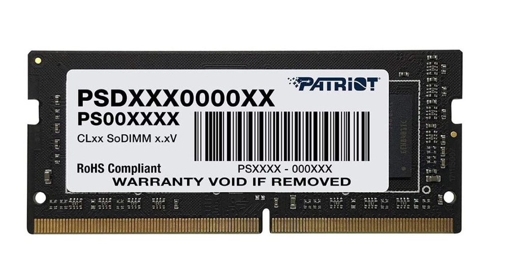 [TECNO24] RAM PORTATIL DDR4 16GB 3200MHZ PATRIOT