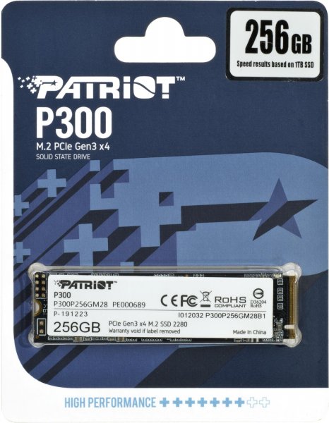 [TP300OP] SSD M.2 NVME 256GB PATRIOT P300 OPEN BOX