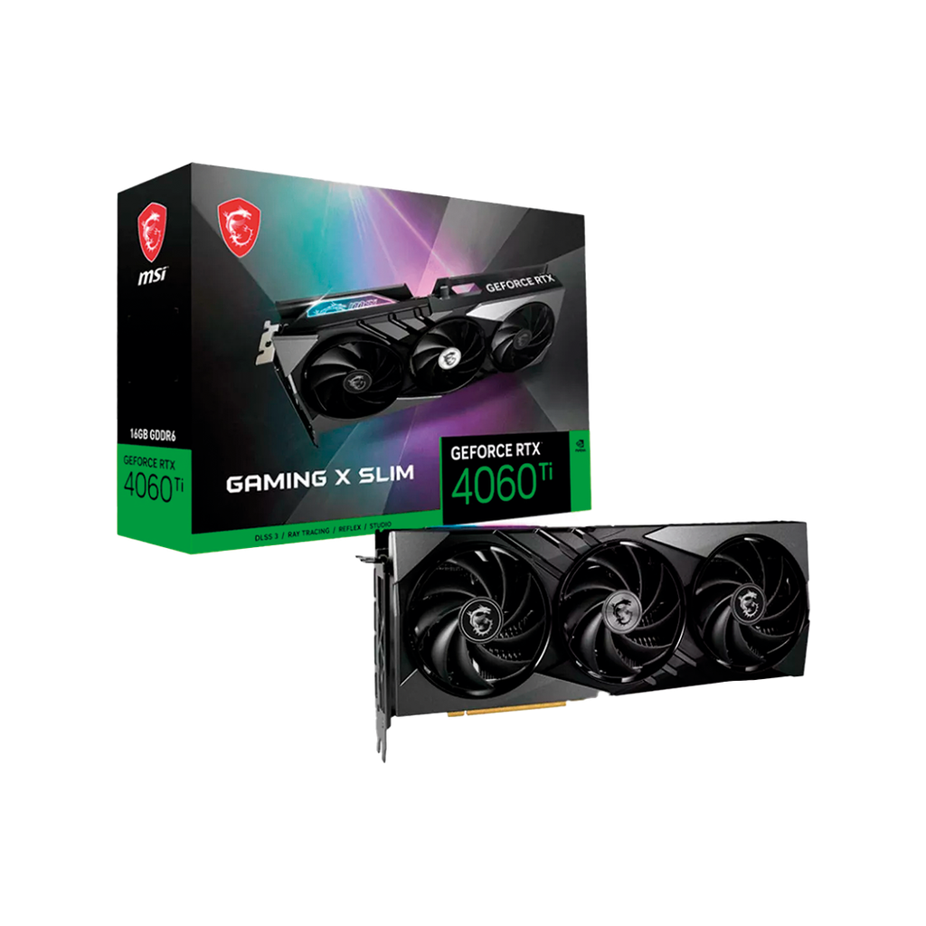 [K85472] TARJETA DE VIDEO MSI RTX™ 4060 TI 16GB GAMING X SLIM