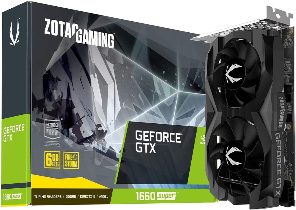 [A9549] TARJETA VIDEO 1660 SUPER 6GB GDDR6 ZOTAC