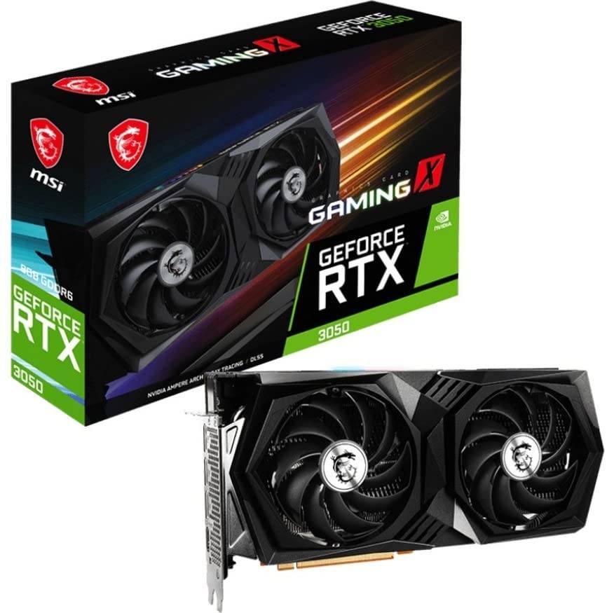[K5222] TARJETA VIDEO MSI NVIDIA GEFORCE 8GB RTX 3050 GAMING X