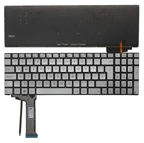 TECLADO ASUS N551J N551 N551jb N551jk N551jm N551jq N551z SIN MALLA RETROILUMINADO