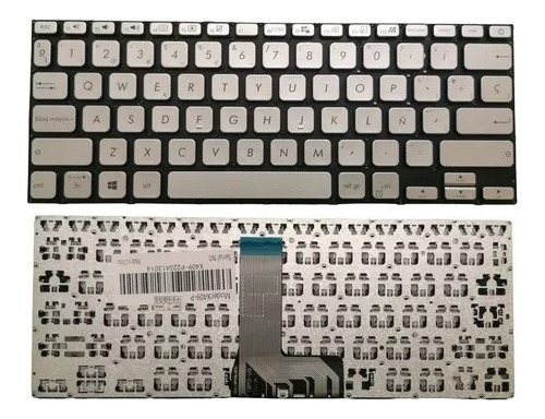TECLADO ASUS X409 X415 PLATEADO