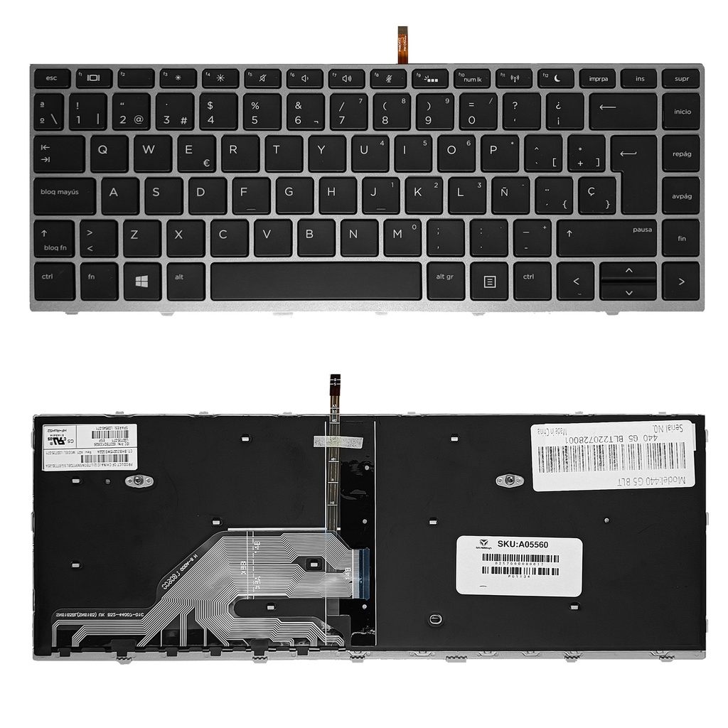 TECLADO HP PROBOOK 430 G5 440 G5 445 G5 RETROILUMINADO
