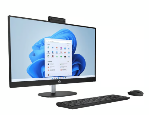 TODO EN UNO HP 24-CR0007LA AMD RYZEN 5 7520U 8GB RAM 512GB SSD 23.8 PULG FHD NEGRO