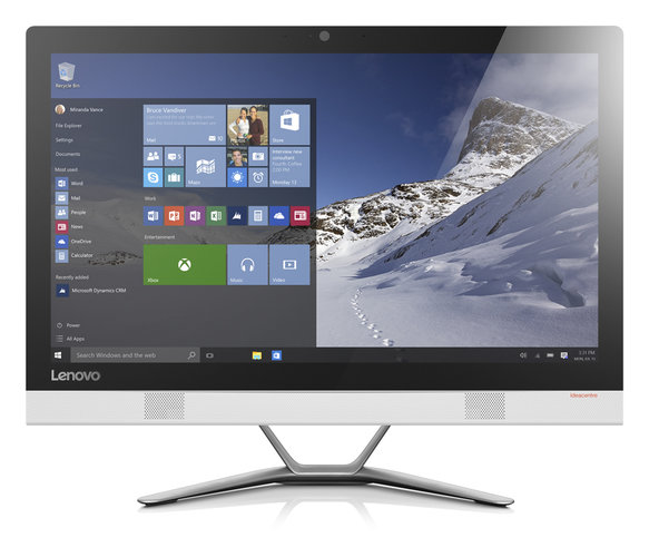 [B00177] TODO EN UNO LENOVO 300-22ACL AMD A6-7310 2.0GHZ DDR3 16GB SOLIDO 480GB LED 21.5