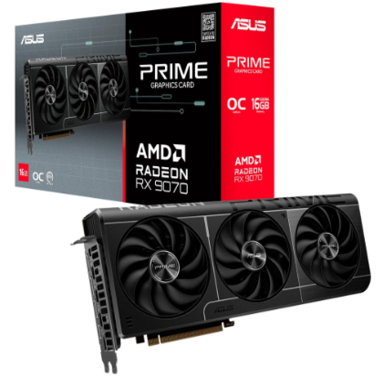 [RX9070] Tarjeta De Vídeo Asus Prime Amd Radeon Rx 9070 Oc Gddr6 16gb